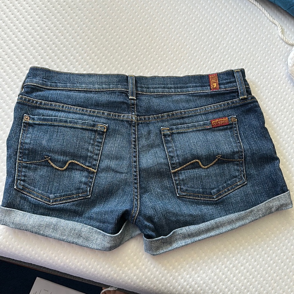 7 for all Mankind denim shorts size 29